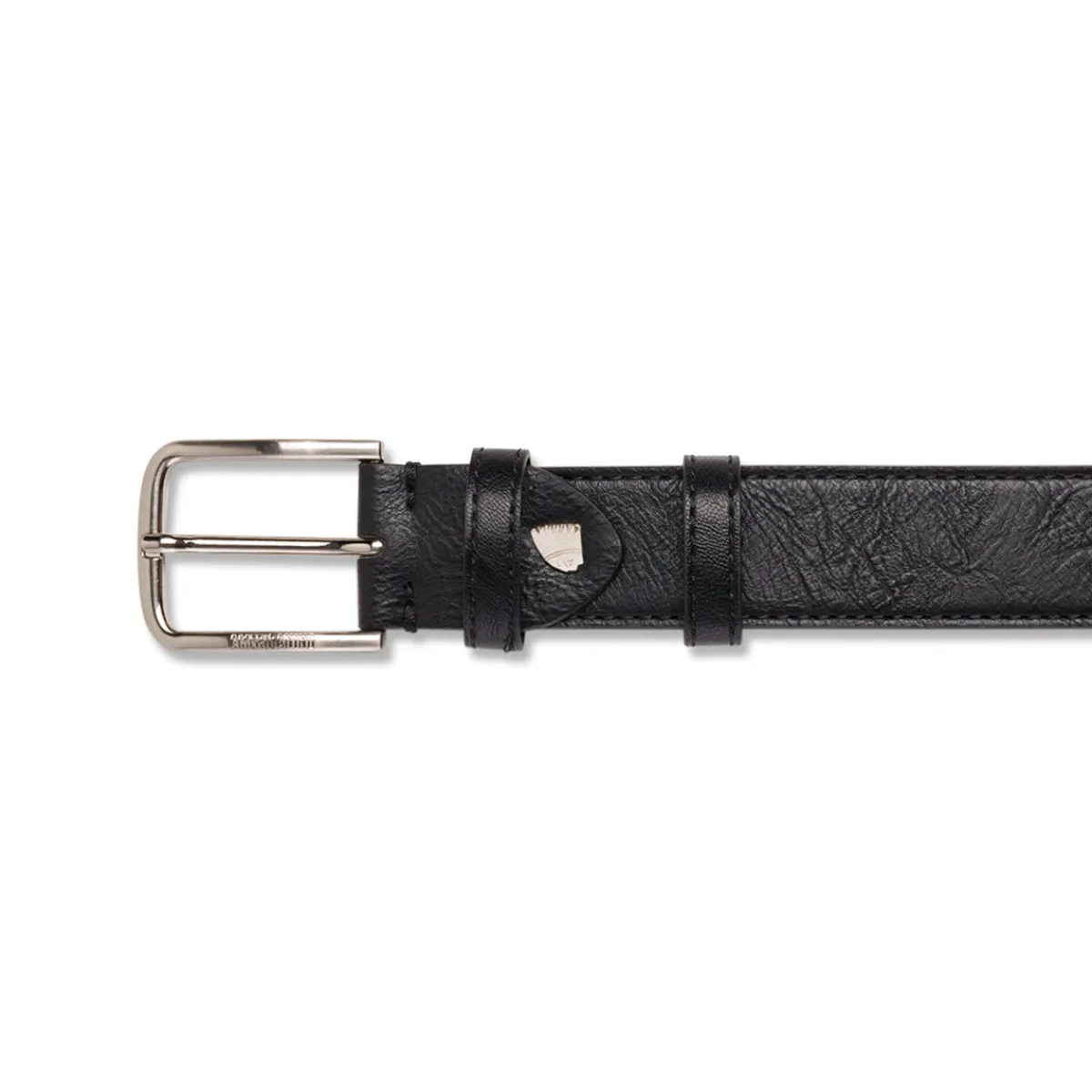 Discount Cintura da Uomo Nera con Fibbia in Metallo Uomo Cinture Uomo