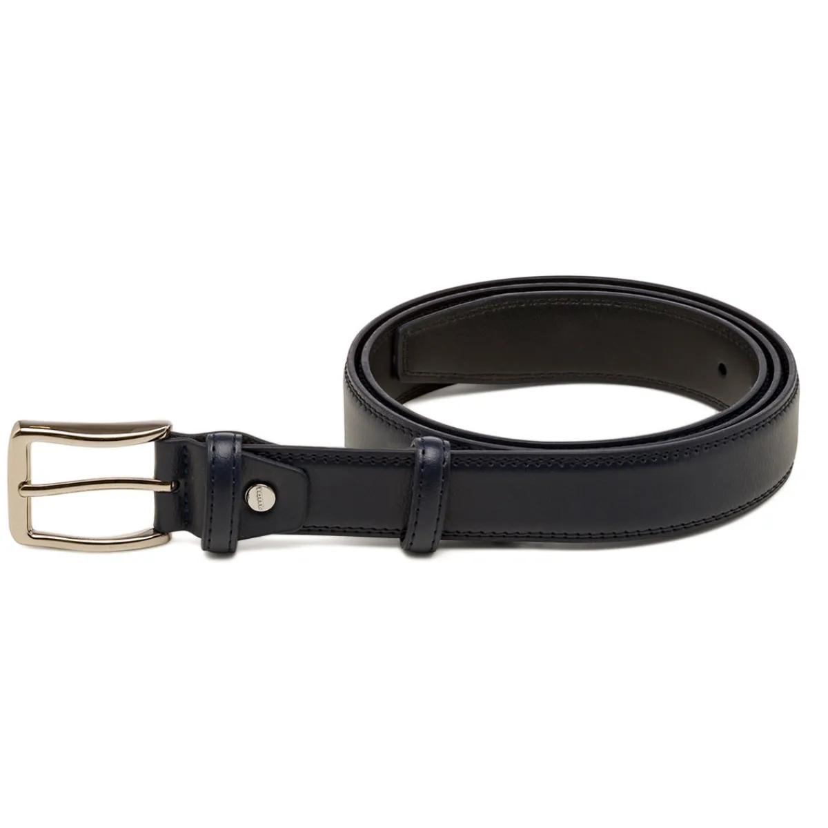 New Cintura elegante blu da Uomo in pelle Uomo Cinture Uomo|Accessori Cerimonia Uomo