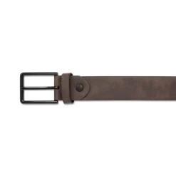 Discount Cintura Marrone da Uomo in Pelle e Fibbia Nera Uomo Cinture Uomo|Look Marrone Uomo 👞