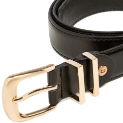 Online Cintura nera da donna in pelle Donna Cinture Donna