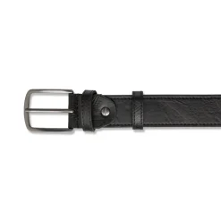 New Cintura nera da Uomo con fibbia in metallo Carrera Uomo Cinture Uomo