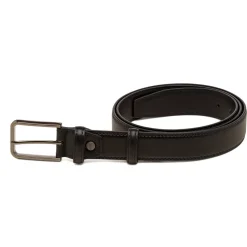 Best Cintura nera da Uomo in pelle con fibbia in metallo Uomo Cinture Uomo|Accessori Cerimonia Uomo