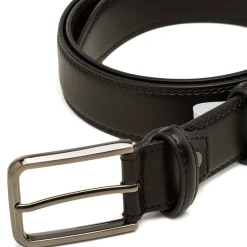 Best Cintura nera da Uomo in pelle con fibbia in metallo Uomo Cinture Uomo|Accessori Cerimonia Uomo