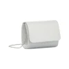 Sale Clutch rigida Argento da Donna con texture geometrica Donna Clutch & Pochette|Borse Cerimonia