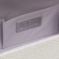 Sale Clutch rigida Argento da Donna con texture geometrica Donna Clutch & Pochette|Borse Cerimonia