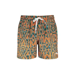Online Costume da bagno Arancione da Uomo PRINTED MID SHORTS 1P Abbigliamento Puma
