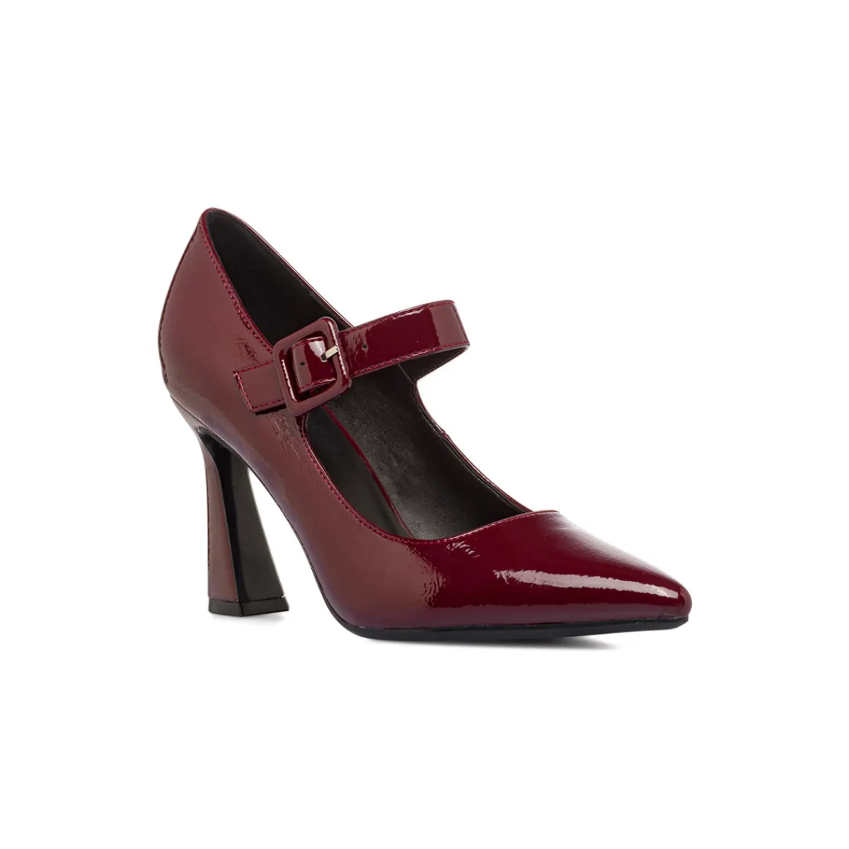 New Décolleté bordeaux da Donna effetto vernice con tacco 9 cm Donna Décolleté