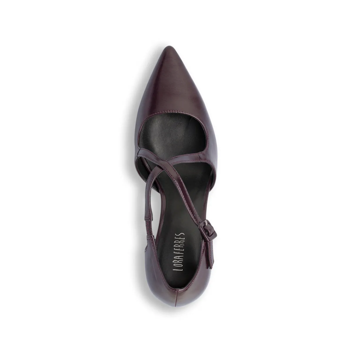 Hot Décolleté bordeaux da Donna in pelle con tacco 7,5 cm Donna Décolleté