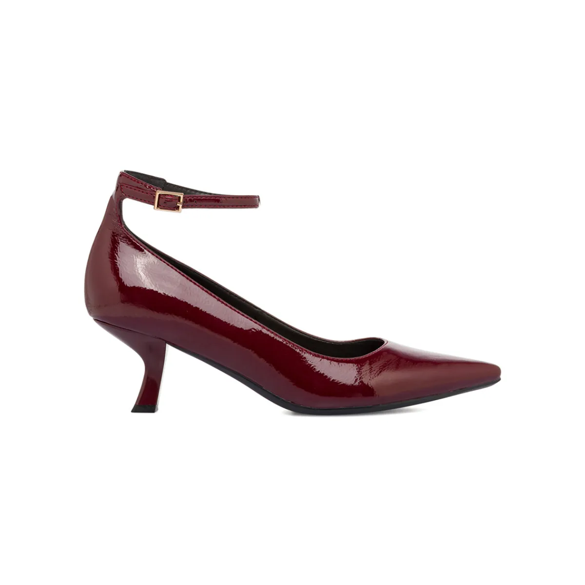 New Décolleté bordeaux da Donna effetto lucido con tacco 6 Donna Décolleté