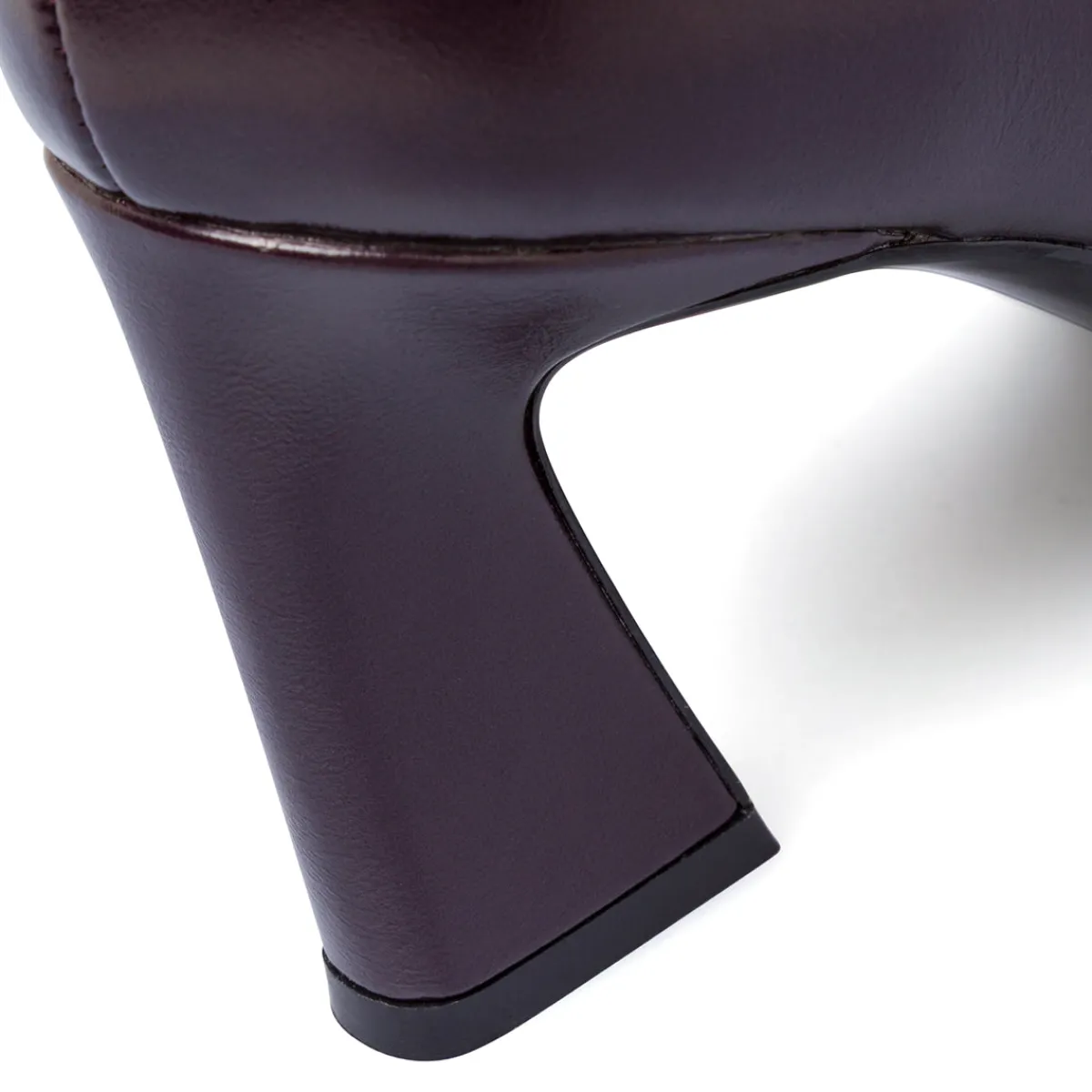 Online Décolleté bordeaux da Donna con tacco squadrato 7,5 cm Donna Décolleté