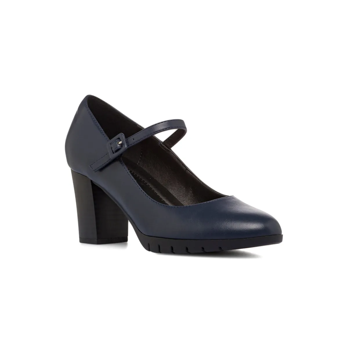 Décolleté comfort blu da Donna con tacco 6 cm Donna Scarpe Comfort|Décolleté