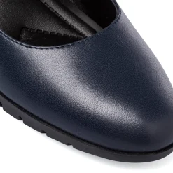 Décolleté comfort blu da Donna con tacco 6 cm Donna Scarpe Comfort|Décolleté