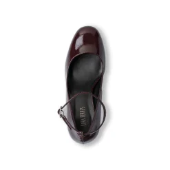 Discount Décolleté Mary Jane bordeaux da donna effetto vernice con tacco 7,5 cm Donna Scarpe Eleganti|Décolleté