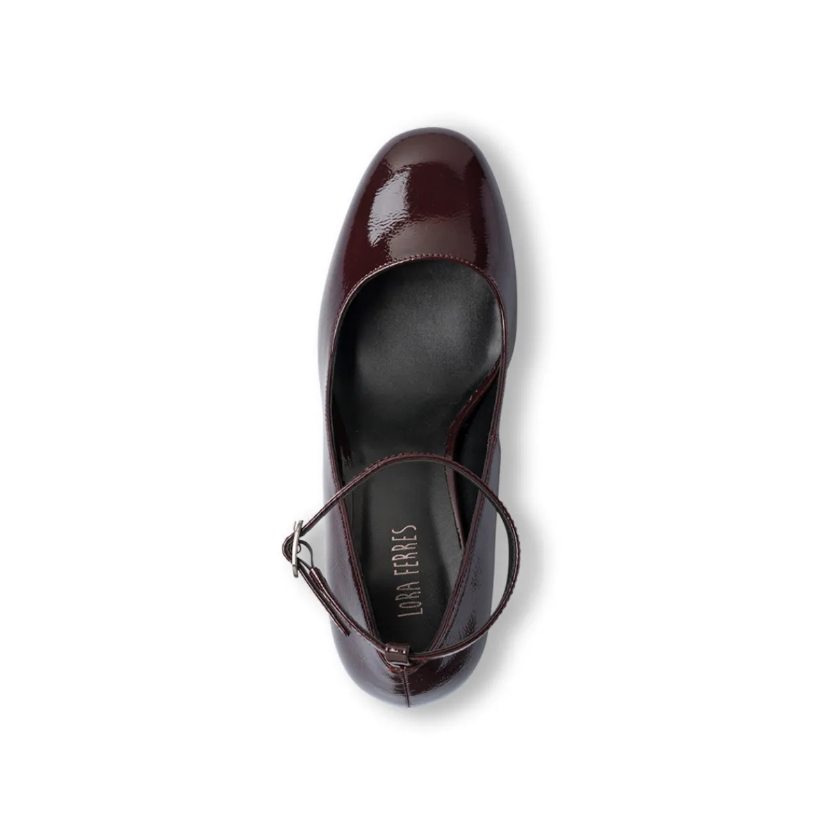 Discount Décolleté Mary Jane bordeaux da donna effetto vernice con tacco 7,5 cm Donna Scarpe Eleganti|Décolleté