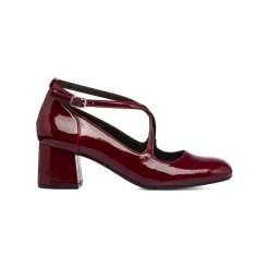 Online Décolleté Mary Jane bordeaux burgundy da donna con cinturini incrociati tacco 5,5 cm Donna Scarpe Eleganti|Décolleté