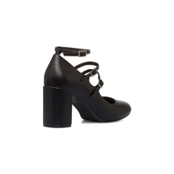 Discount Décolleté Mary Jane da donna nere con tacco 7,5 cm e cinturini Donna Scarpe Eleganti|Décolleté