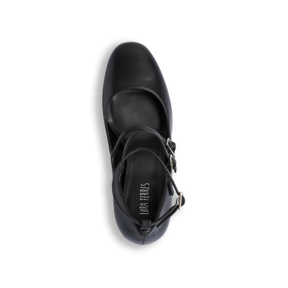 Discount Décolleté Mary Jane da donna nere con tacco 7,5 cm e cinturini Donna Scarpe Eleganti|Décolleté