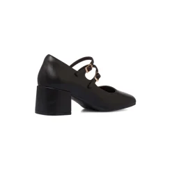 Clearance Décolleté Mary Jane da donna nere con tacco 5,5 cm e cinturino alla caviglia Donna Décolleté|Scarpe Eleganti