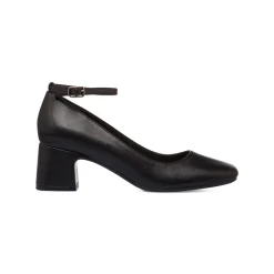 New Décolleté Mary Jane da donna nere con tacco 5 cm e cinturino alla caviglia Donna Scarpe Eleganti|Décolleté