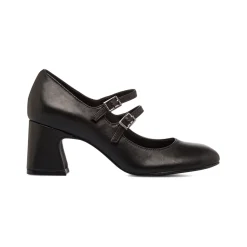 Best Décolleté Mary Jane nere da Donna in pelle con tacco 6,5 cm Donna Décolleté