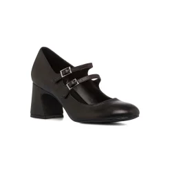 Best Décolleté Mary Jane nere da Donna in pelle con tacco 6,5 cm Donna Décolleté