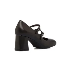 Best Décolleté Mary Jane nere da Donna in pelle con tacco 6,5 cm Donna Décolleté