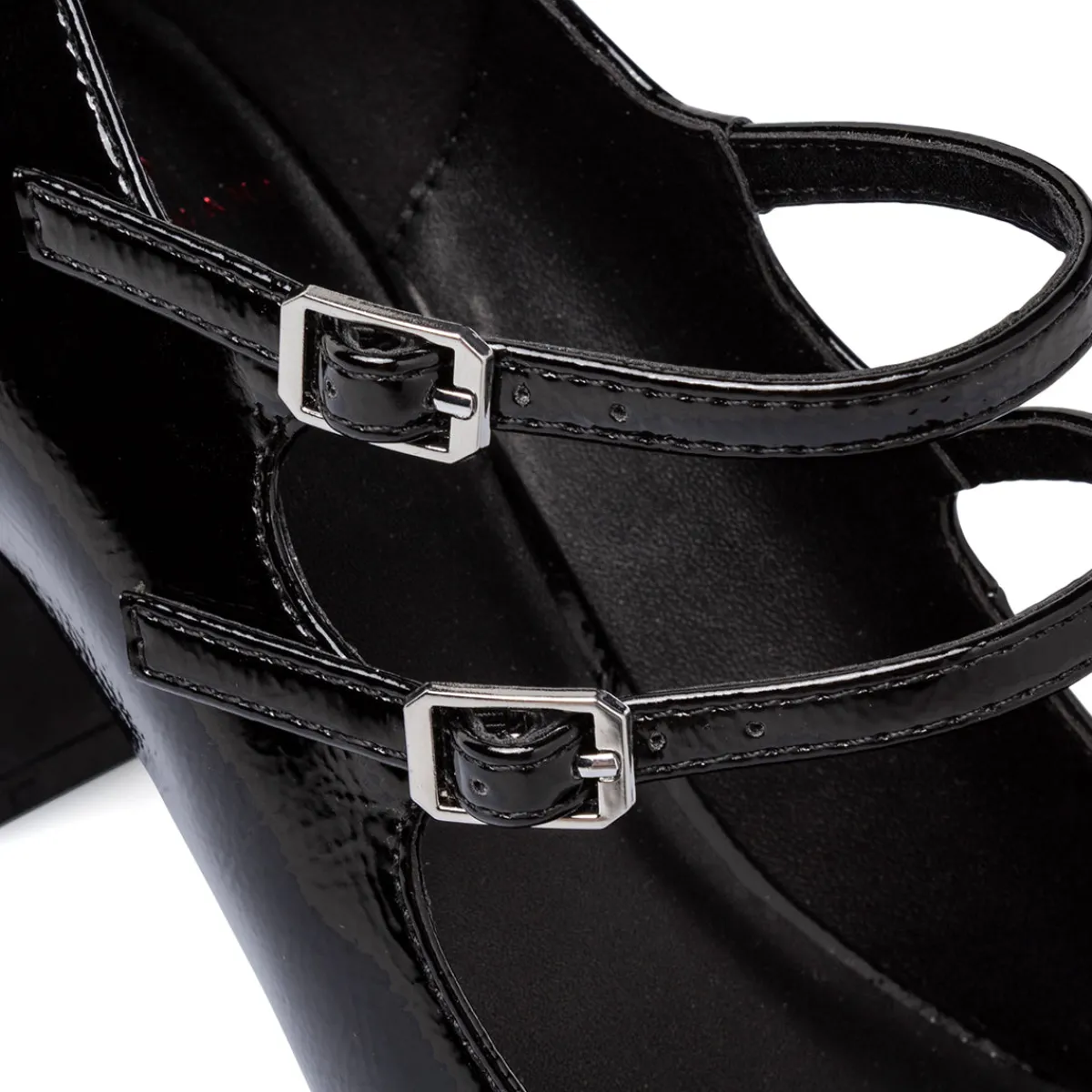 Clearance Décolleté Mary Jane nere da Donna con tacco 7,5 cm Donna Décolleté