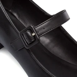 New Décolleté Mary jane nere da Donna con tacco basso Donna Décolleté|Ballerine Donna