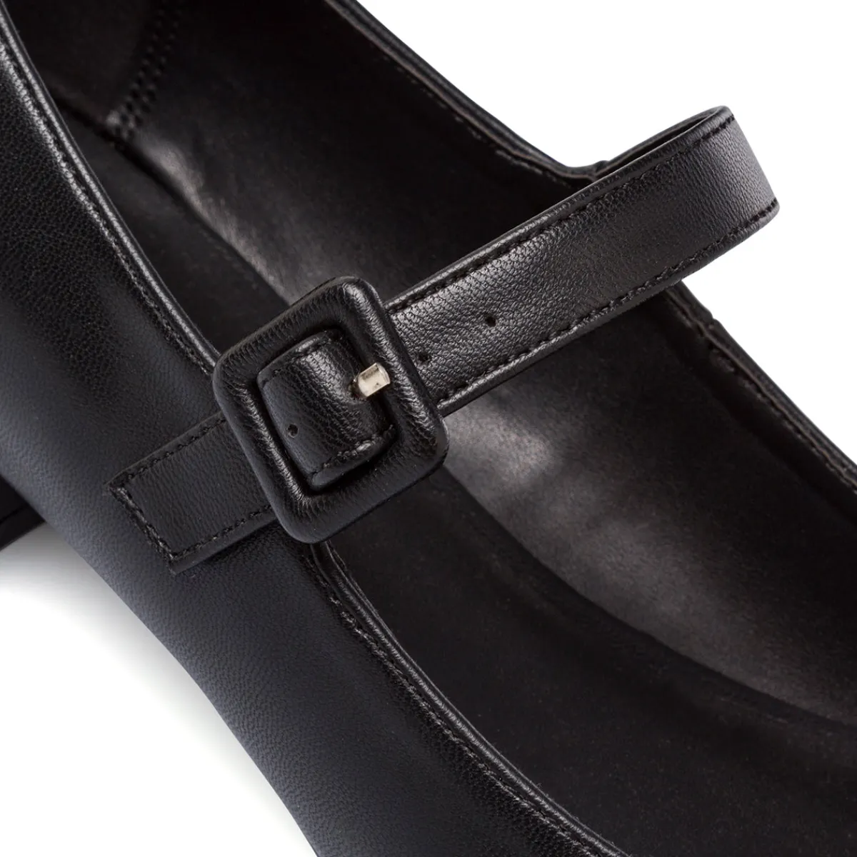 New Décolleté Mary jane nere da Donna con tacco basso Donna Décolleté|Ballerine Donna