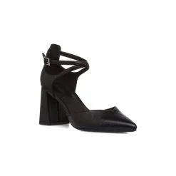 Online Décolleté Mary Jane nere da donna con tacco 7 cm e cinturino Donna Scarpe Eleganti|Décolleté