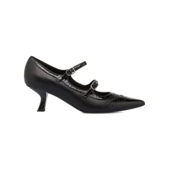 Décolleté nere da Donna con dettagli brogue e tacco 5,5 cm Donna Décolleté