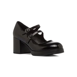 Hot Décolleté nere da Donna con doppio cinturino e tacco 5,5 Donna Décolleté