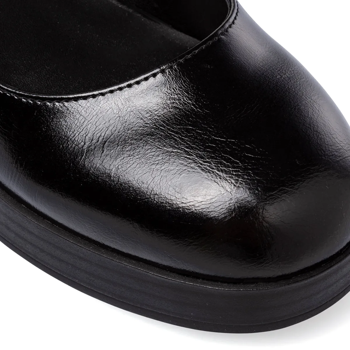 Hot Décolleté nere da Donna con doppio cinturino e tacco 5,5 Donna Décolleté