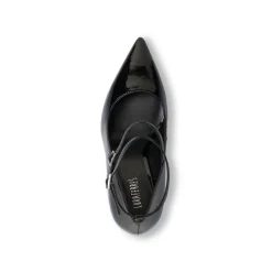 Outlet Décolleté nere da Donna con cinturino e tacco 8,5 cm Donna Décolleté