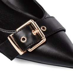 Sale Décolleté nere da Donna con fibbia e tacco Donna Décolleté