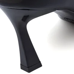 Clearance Décolleté nere da Donna effetto vernice e tacco 7,5 cm Donna Décolleté