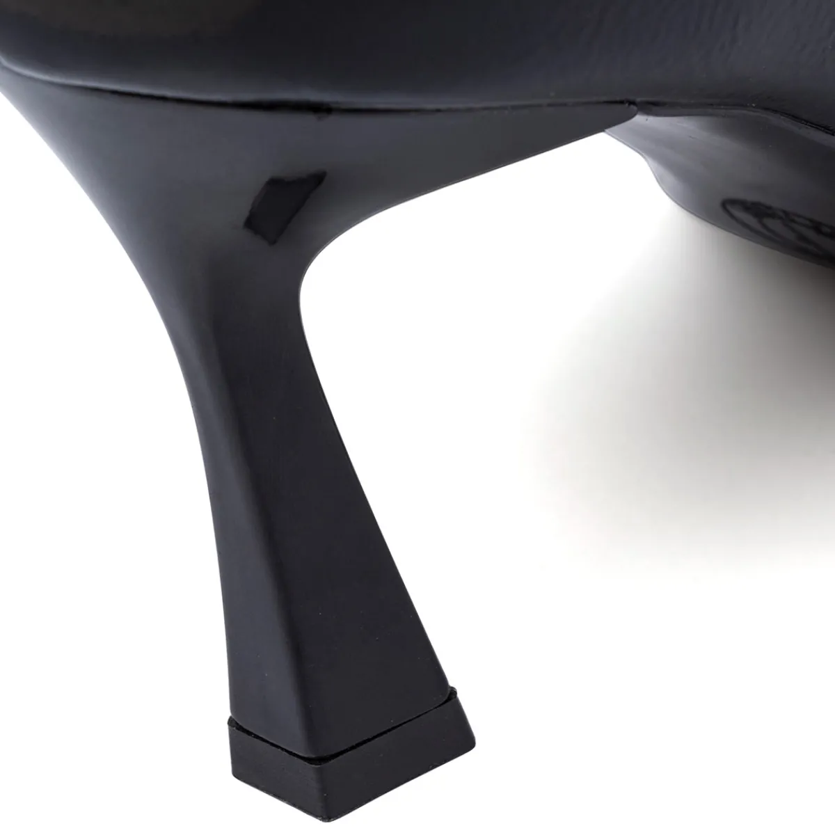 Clearance Décolleté nere da Donna effetto vernice e tacco 7,5 cm Donna Décolleté