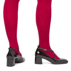 Sale Décolleté nere da donna effetto vernice con tacco 5,5 cm Donna Scarpe Eleganti|Décolleté