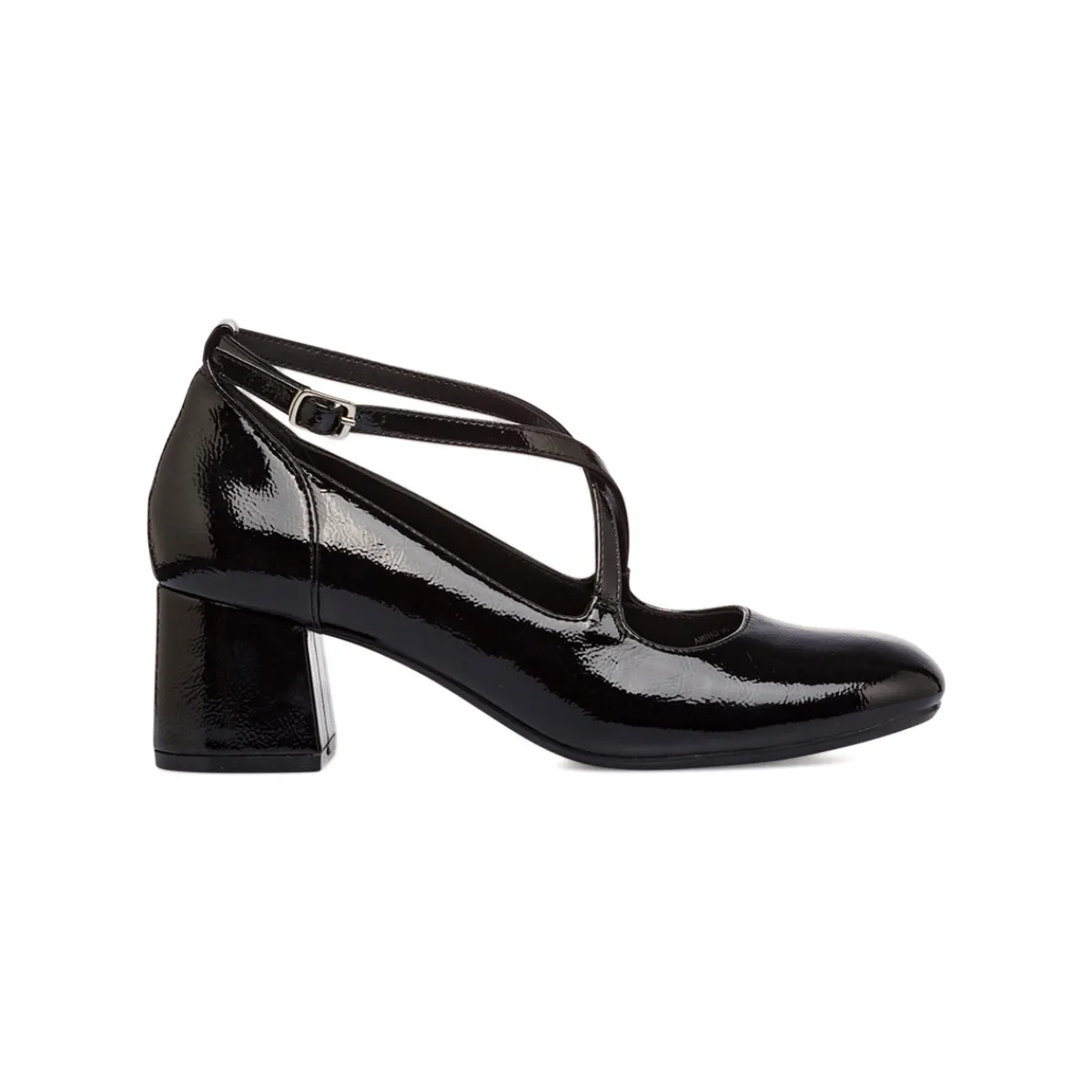 Sale Décolleté nere da donna effetto vernice con tacco 5,5 cm Donna Scarpe Eleganti|Décolleté