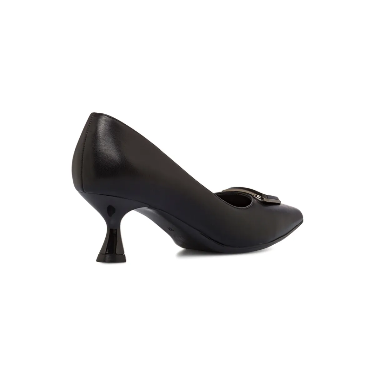 New Décolleté nere Donna con tacco 5,5 cm e inserto geometrico Donna Décolleté