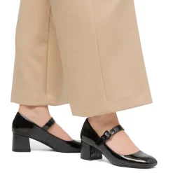 New Décolleté nere effetto vernice da donna con tacco 5,5 cm Donna Scarpe Eleganti|Décolleté