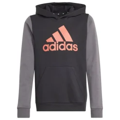 Discount Felpa bambino con cappuccio Essentials Big Logo Colorblock Bambino Abbigliamento Adidas|Felpe Bambino