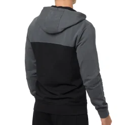 Felpa bicolore nera e grigia da Uomo con logo Uomo Felpe Uomo|Abbigliamento Sportivo Uomo