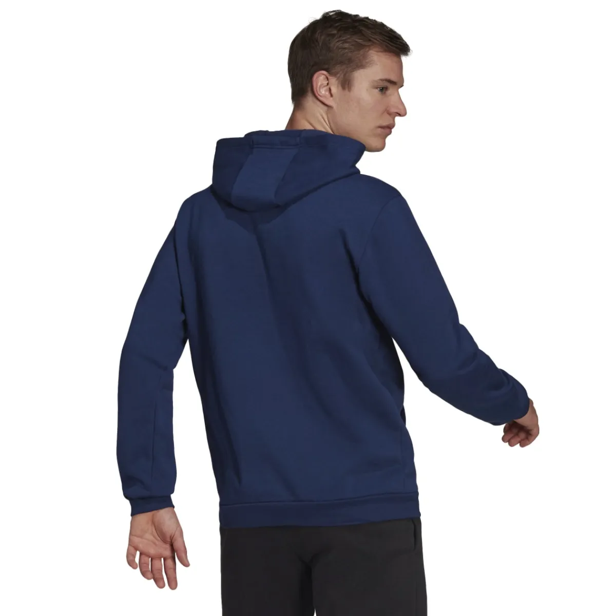 Sale Felpa blu da uomo con cappuccio Entrada 22 Uomo Abbigliamento Adidas|Felpe Uomo