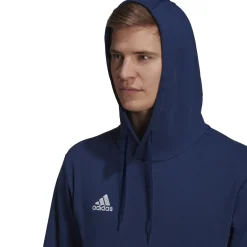 Sale Felpa blu da uomo con cappuccio Entrada 22 Uomo Abbigliamento Adidas|Felpe Uomo