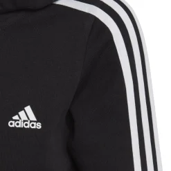 Online Felpa con cappuccio bambino Essentials 3-Stripes Full-Zip Bambino Abbigliamento Adidas|Felpe Bambino