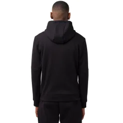 Hot Felpa con cappuccio nera da uomo con tasche Uomo Felpe Uomo|Abbigliamento Sportivo Uomo