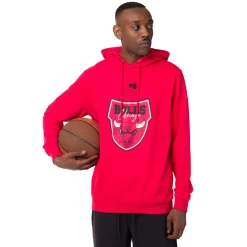 Sale Felpa con cappuccio Rossa da Uomo con tasche e stampa e Lavine NBA Uomo Abbigliamento Nba|Felpe Uomo