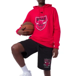 Sale Felpa con cappuccio Rossa da Uomo con tasche e stampa e Lavine NBA Uomo Abbigliamento Nba|Felpe Uomo