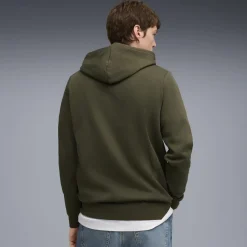 Sale Felpa con cappuccio verde militare da Uomo Uomo Abbigliamento Puma|Felpe Uomo